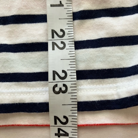 Boden Stripes ahead‎ of the rest Tee Sz Small Striped Crew Neck Cotton Casual - Picture 8 of 9
